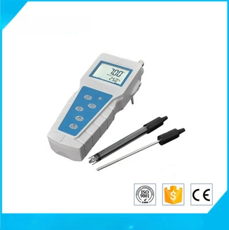 PHBJ-260 Laboratory IP65 Waterproof Automatic/Manual Temperature Compensation Digital Portable PH Meter with LCD Screen