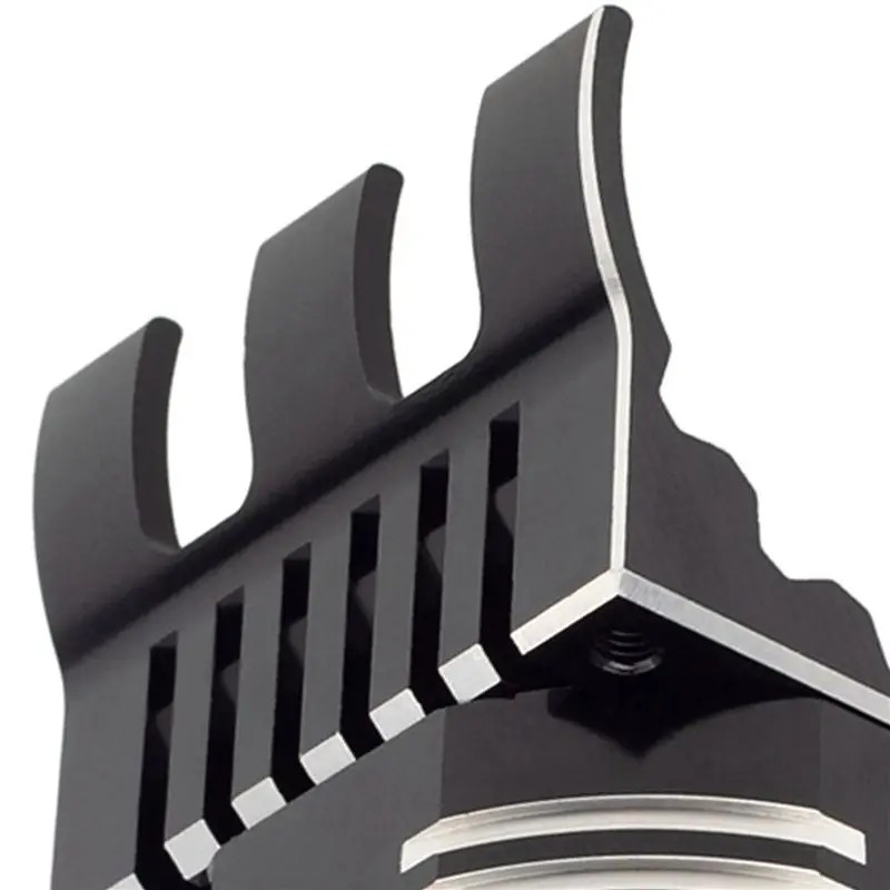 [Toybuy】 2Pcs 42Mm Motor Cooling Fan Heat Sink With LED Light For Traxxas 1/10 E-Maxx E-Revo Summit Arrma 1/8 Kraton Talion ,3