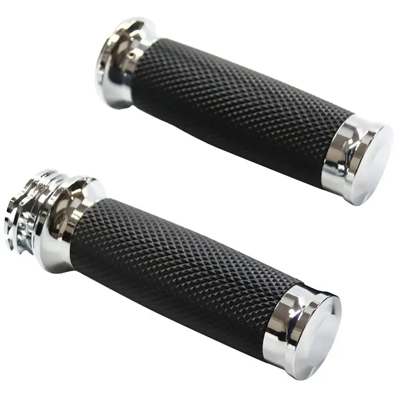 punhos-universais-ecologicos-de-1-polegada-25-mm-para-touring-sportster-883-1200-xr-na-cor-prata