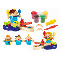 Children Creative Diy Barber Colored Clay Toy Set Plasticine DIY Clay Educational Toy Birthday Present