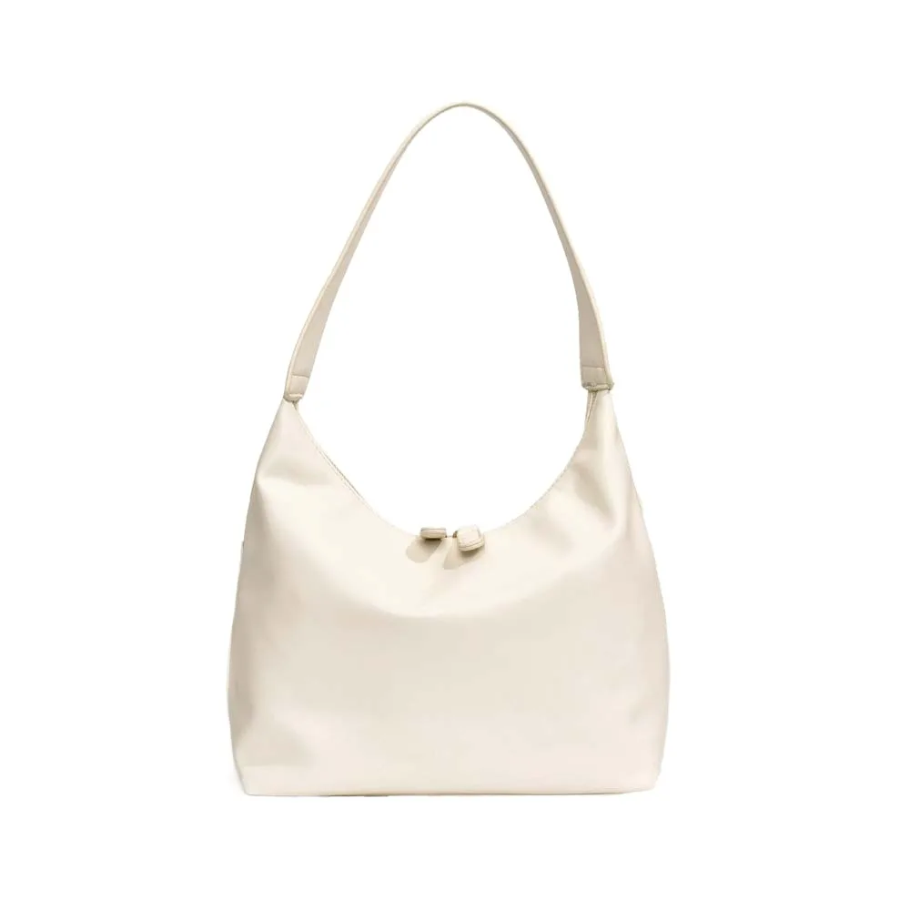 

Shoulder Bag Elegant Soft PU Tote Bag Korean Style Pockets Women Hobo Bag Polyester Anti-Splash Water Underarm Bag Daily