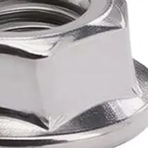 304 Stainless Steel Flange Nuts Black Finish Hex Base For Furniture Assembly Automotive Repair Electrical Installation Hardware
