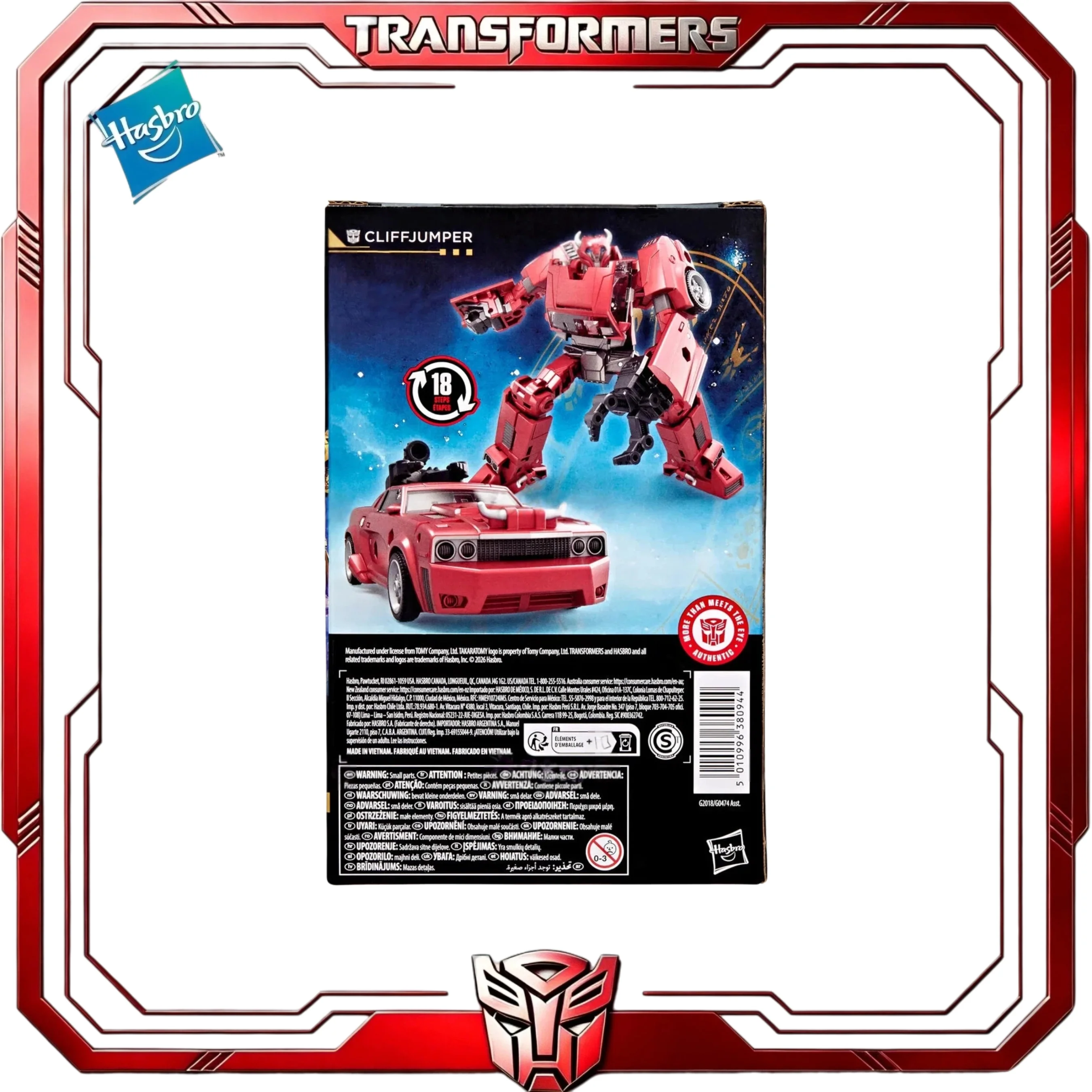 In Stock Hasbro Transformers Age of the Primes Cliffjumper Deluxe Hobby Collection Gift Figure - view 2
