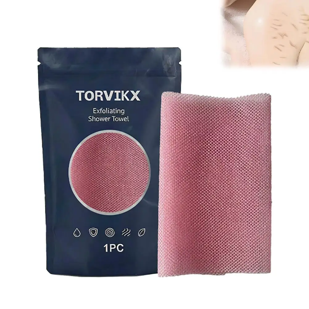 

Body Cleansing Exfoliating Washcloth Reusable Bath Towel for Body Back Cleaning Care Scrubber Shower Towel Bathroom Accessories