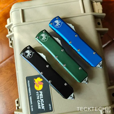 UTX-85 Mikro Ultra Teknoloji UTX 85 UTX85 UT85 D2 Çelik CNC 6061 Alüminyum Taktik Ekipman EDC Araçları Tarak, "TECKTECH KNIVES STORE'dan"