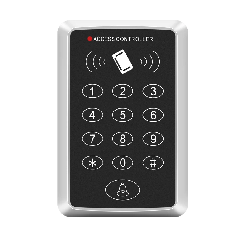 Proximity RFID 125Khz ID Card Standalone +Touch Keypad Single Door Access Controller ,2pcs Mother Card, 10pcs ID Tags,Min:1pcs