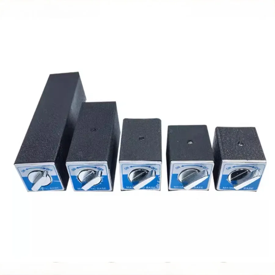 Lathe magnetic seat magnetic table seat wire cutting V-shaped magnetic frame 6T12T switch type fixed magnetic table seat strong