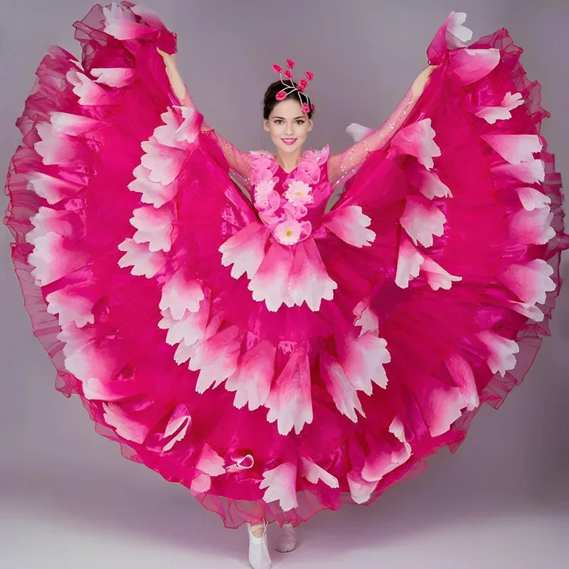 jupe-elegante-a-petales-pour-femmes-costume-de-grande-danse-robe-de-cosplay-de-theatre-tenue-de-fete-florale-ouverture-de-chorale-x-3-v'9e-7'