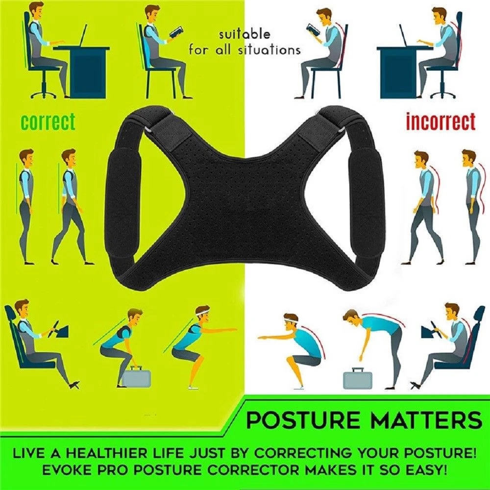 

Shoulder Posture Correction Band Relief Corrector BeltInvisible Brace Clavicle Spine Back Lumbar Posture Correction Men Women