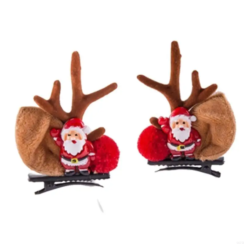 Multi-type Christmas Hair Barrettes Kids Cartoon Hair Supplies