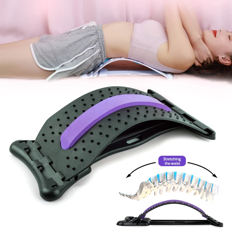 New Type Back Massager Correct The Back Factory Desig Multi-Level Adjustable Lumbar Quick Relief Spine Soreness Back Cracker