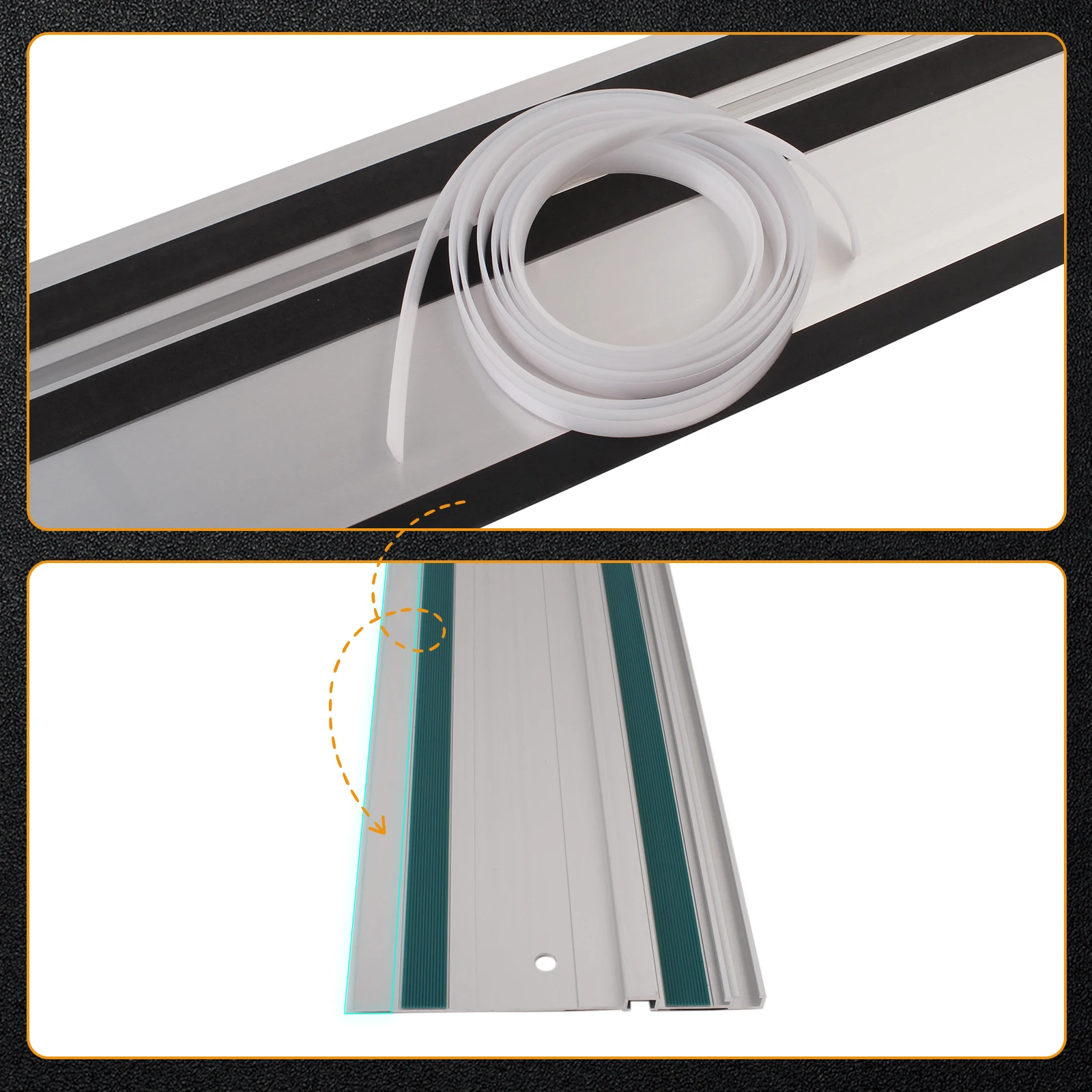 1Pc Track Saw Splinter Guard Tape 150/300CM for Track Saw Guide, Splinter Guard Replacement Strip for Guide Rails Accessories