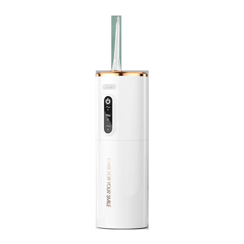 جهاز ري الفم المياه جهاز تنظيف الأسنان بالماء اللاسلكي الصحة الذاكرة الذكية 3 طرق 5 فوهات IPX7 مقاوم للماء خزان المياه 280 مللي