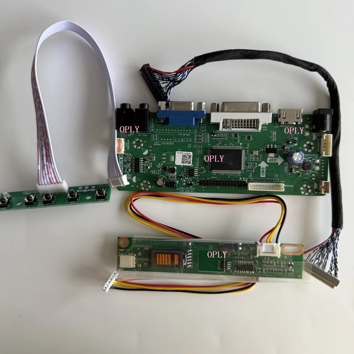 HDMI-compatible VGA DVI M.NT68676 Controller Board kit for CLAA154WB05AN 1280*800 LED LCD panel screen monitor 15.4inch 1CCFL AV