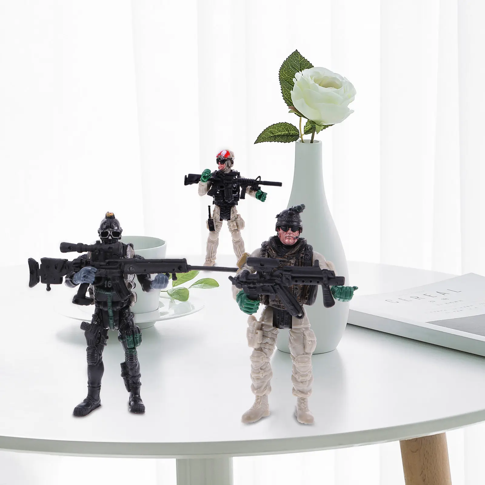 

Набор фигурок солдат: пластиковые модели военной техники спецназа для детских обучающих игр