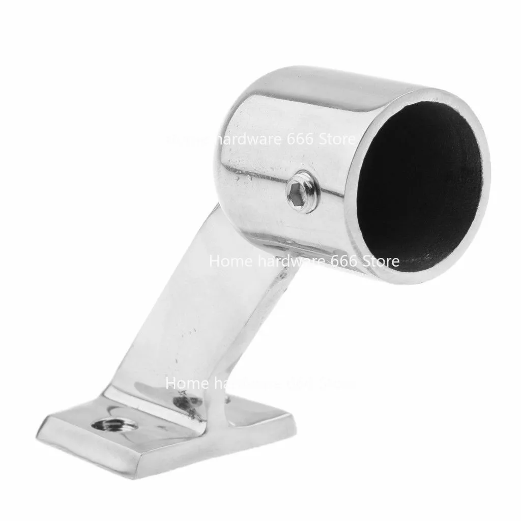 316 Stainless Steel High Round Head Stern Bracket 1 Inch 7/8 Inch Boat Bracket, Railing Bracket Marine Accessories