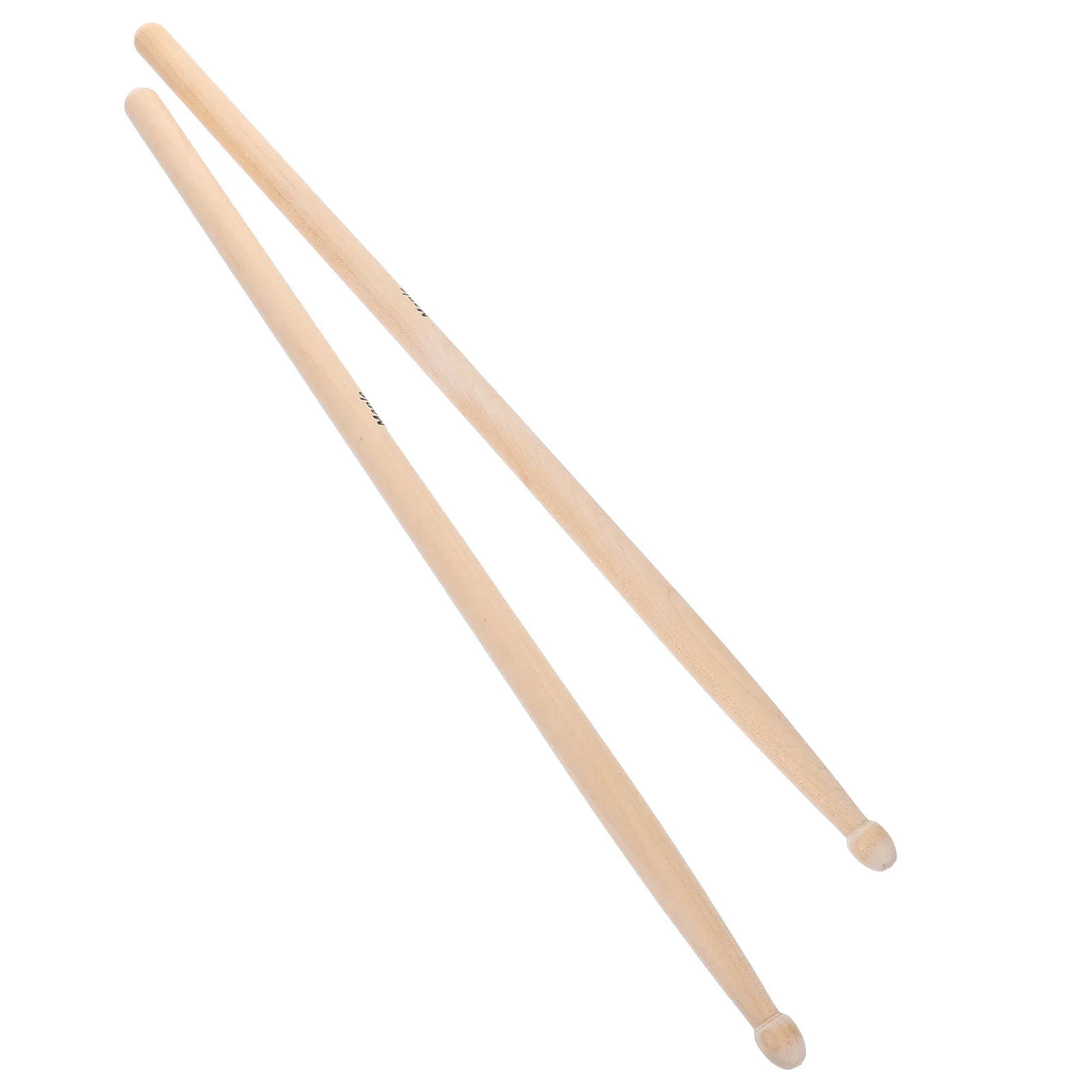 2Pcs Drumsticks 7A Wood Practicing Musical Instrument Sticks Lightweight Comfortable Relieve Hand Fatigue Suitable for Children