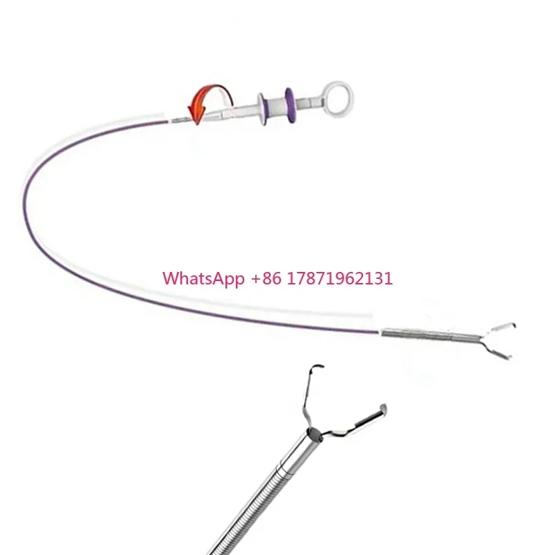 Rotatable Endoscopic Hemoclip Colonoscopy Used for Endoscope for Clipping Gastrointestinal Soft Tissue