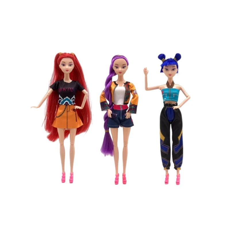 Heißer VERKAUF Dämon Hunters Action Figure Puppe Spielzeug Rumi Mira Zoey Sussy KPop Teufel Hunter Charakter Figur Bjd Puppen Für Fans Geschenke