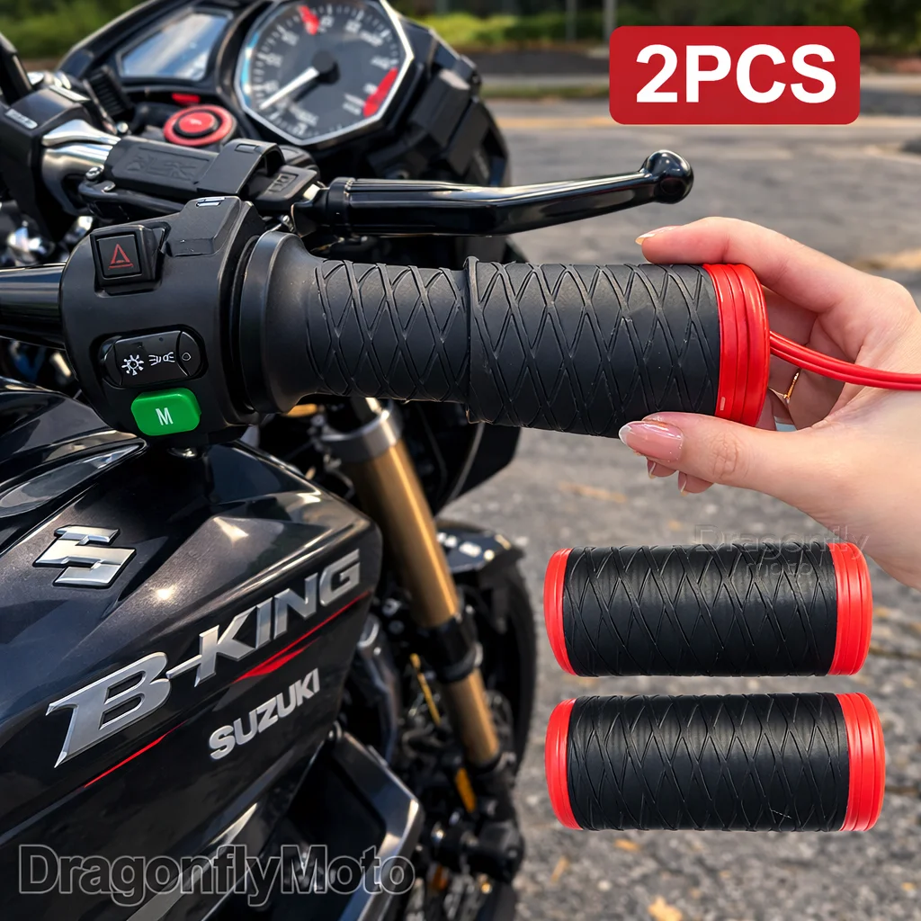 Motorcycle Silicone Handlebar Cover For Suzuki B-KING 1300 Bking 1340 Bking1300 Self Shrinking Non-Slip Motorcycles Grip Covers