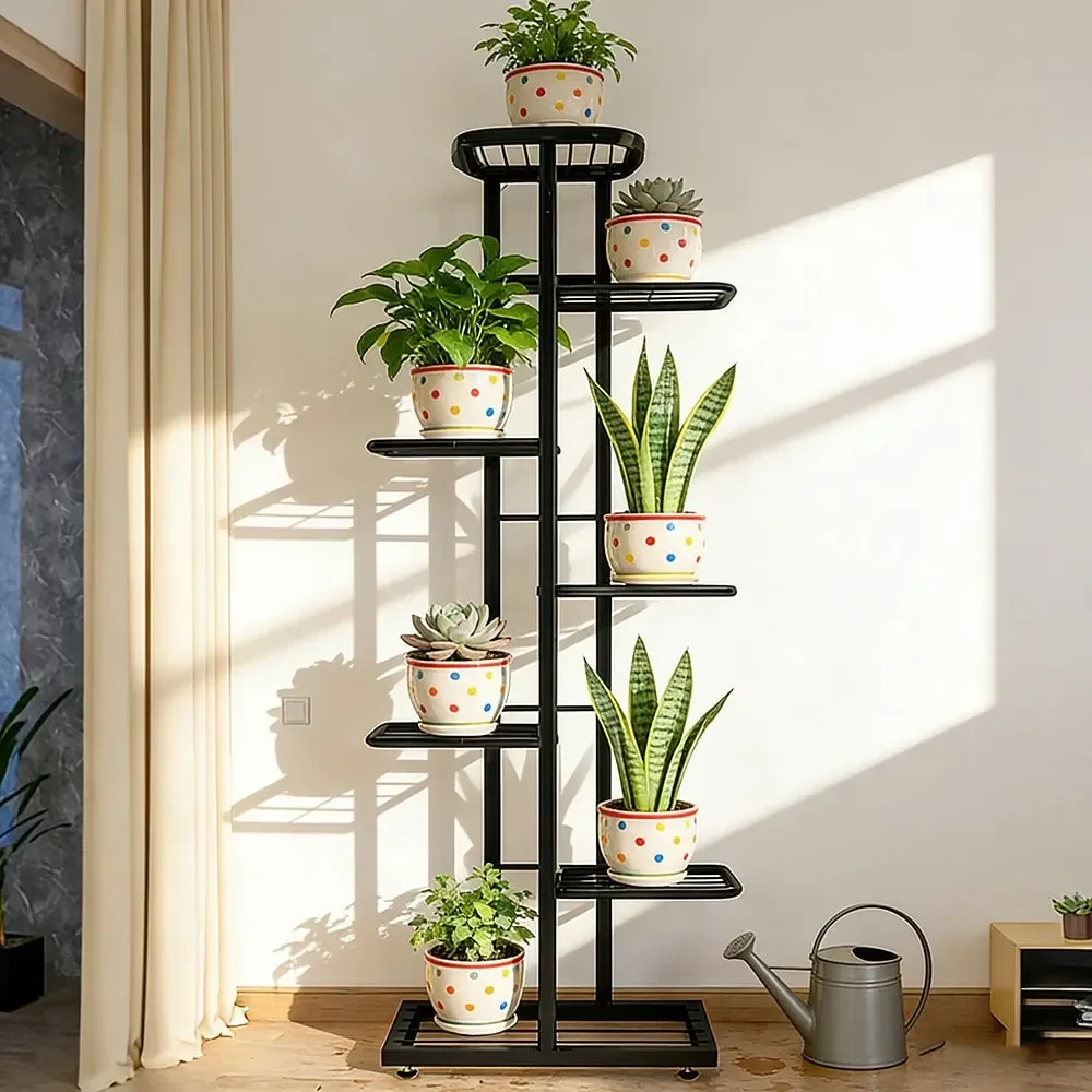 

Seller Bestseller TopSelling 7 6 5 4 Tier Plant Stand, HeavyDuty Metal Frame, Newly graded Metal Plant Stand, HighAngle Multi