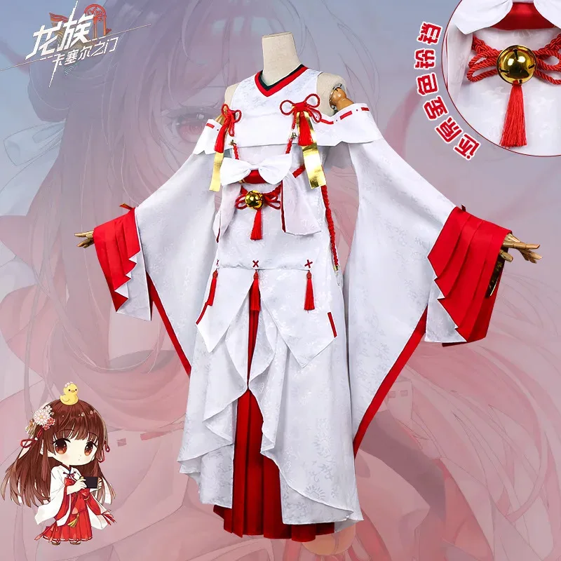 

AIAI 2025Dragon Raja Uesugi Erii Cosplay Costume Wig Shoes For Halloween Christmas Festival Game Anime Comic Con Cos Party Cloth