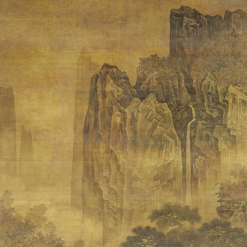 Xiao Zhao, c. (1131 - 1162) Arbres Rouges sur la Montagne d'Automne, Décoration Artistique pour la Maison, Collecte et appréciation des Cadeaux