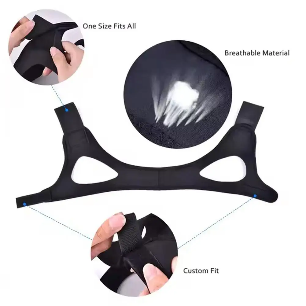 Anti Snore Belt Stop Snoring Chin Strap Woman Man Night Sleeping Support Aid Tools Snoring Protection Jaw Bandage Health Care
