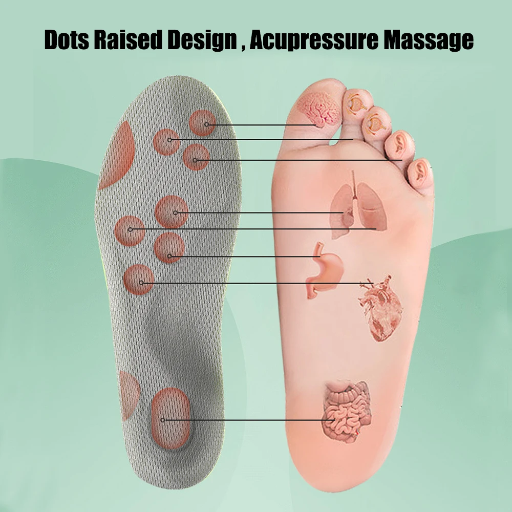 Children Sport Orthotics Insoles for Flat Feet Arch Support Correction Foot Care for Kid Orthopedic Insole Soles Shoes Inserts