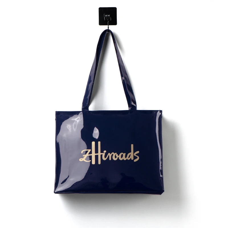 Brand Luxury Waterproof PVC Tote Bag High-End Women's Durable Fashionable Everyday Handbag Carrier