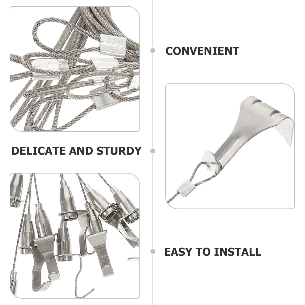 

4 Sets Reliable Picture Hanging Cord Rope For Diy Projects And Small Mirrors Installation Kit