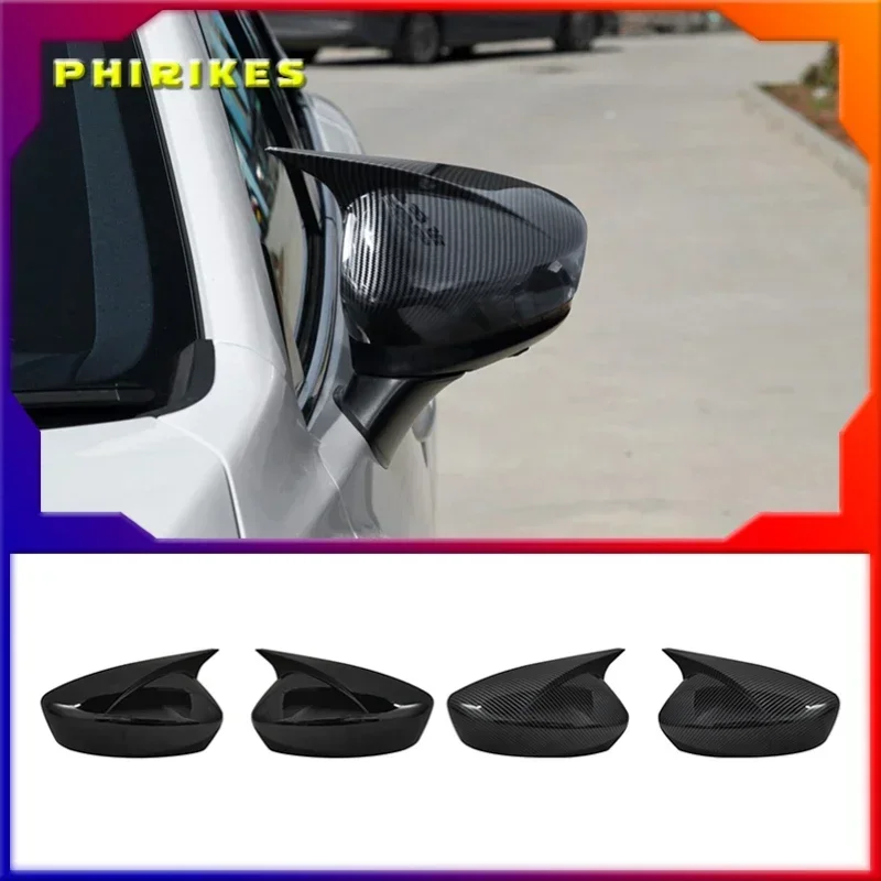 

2Pcs Replacement Car Rearview Mirror Cover For Mazda 6 Atenza 2017-2021 Carbon Fiber Look