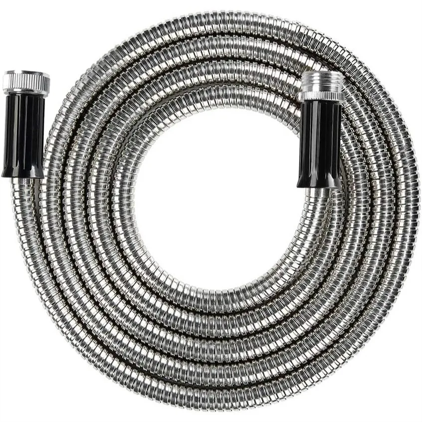 

Metal Short Garden Hose 10ft, Drainage Hose for Dehumidifier, Drinking Water Safe for RV Outdoor Use