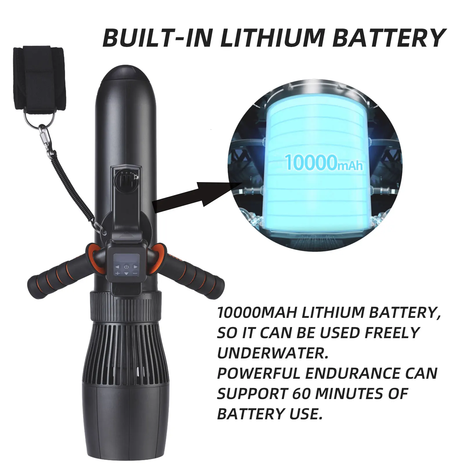 

Dynamics 500w10000mAh Water Jet Thruster Efoil Propeller Sea Scooter Underwater Scooter Thruster