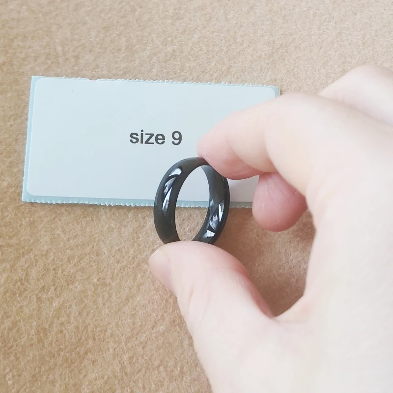 Anillos 9 de tamaño medio de EE. UU. para hombre, chapado en IP de acero inoxidable, No se decolora, joyería barata de buena calidad como regalo