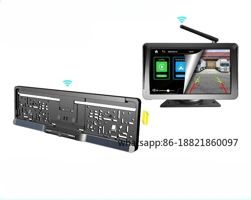 

DIY wireless radio 720P high-definition reversing camera set 7-inch display