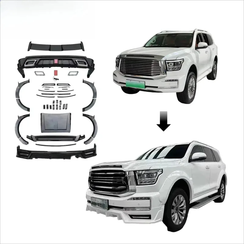 

2025 New val for Tank 500 Bodykit 2022+ Upgrade to New Design Body Kit Hood Flare Diffuser Car Accessories SUV T500