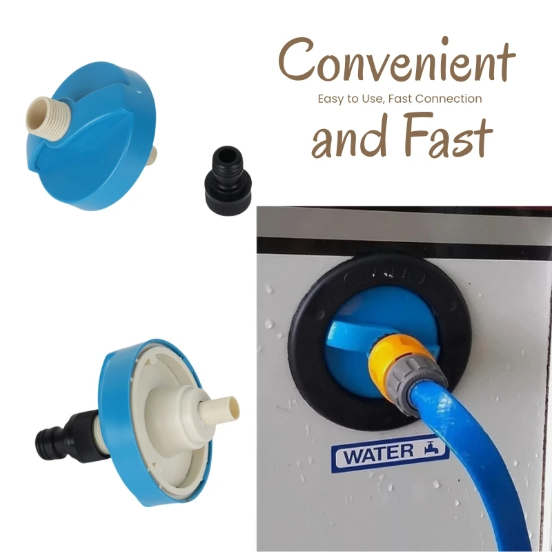 

Caravan Motorhome Rheinland Water Inlet Filler Cap Quick Hose Connector RV Water Tank Adapter Camper Accessories