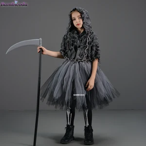 Halloween Death Cosplay Cosplay tùy chỉnh, trang phục ngông cuồng, phụ kiện tiệc tùng, áo choàng trùm thời trung cổ, quần áo, quần áo kinh dị 12 Demon phụ nữ giả tưởng bán hàng chính - №6