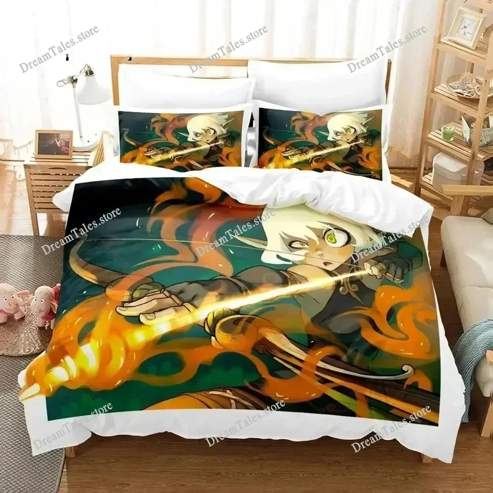 Wakfu New Bedding Set Single Twin Full Queen King Size Bed Set Adult Boys Bedroom Duvet Cover Sets Wakfu 3D Print Bed Sheet Set9
