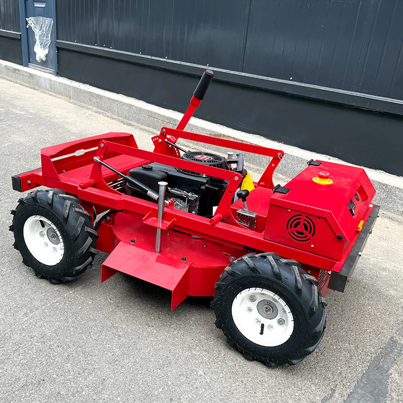 Customized Diesel Engine Remote Control Flail Lawn Mower  Professional Robot Lawn Mower For Agriculture And Forestry