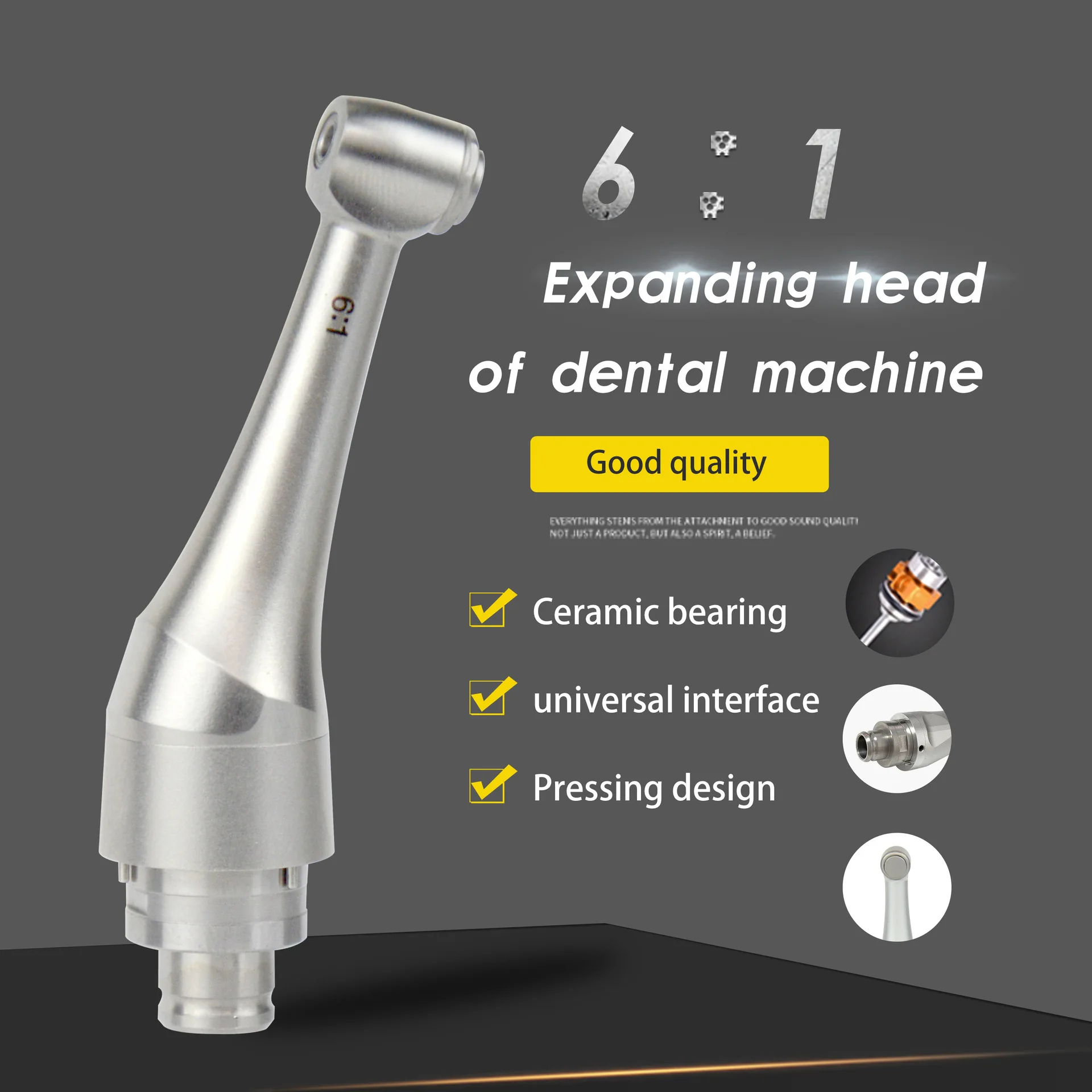 

Dentals root canal machine expansion motor 6:1 machine expansion head small radar VDW machine expansion motor head oral cavity