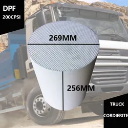 200CPSI Truck DPF Uncoated Honeycomb Ceramic Cordierite Core Catalytic Converter For Diesel Fuel Engine Filter
