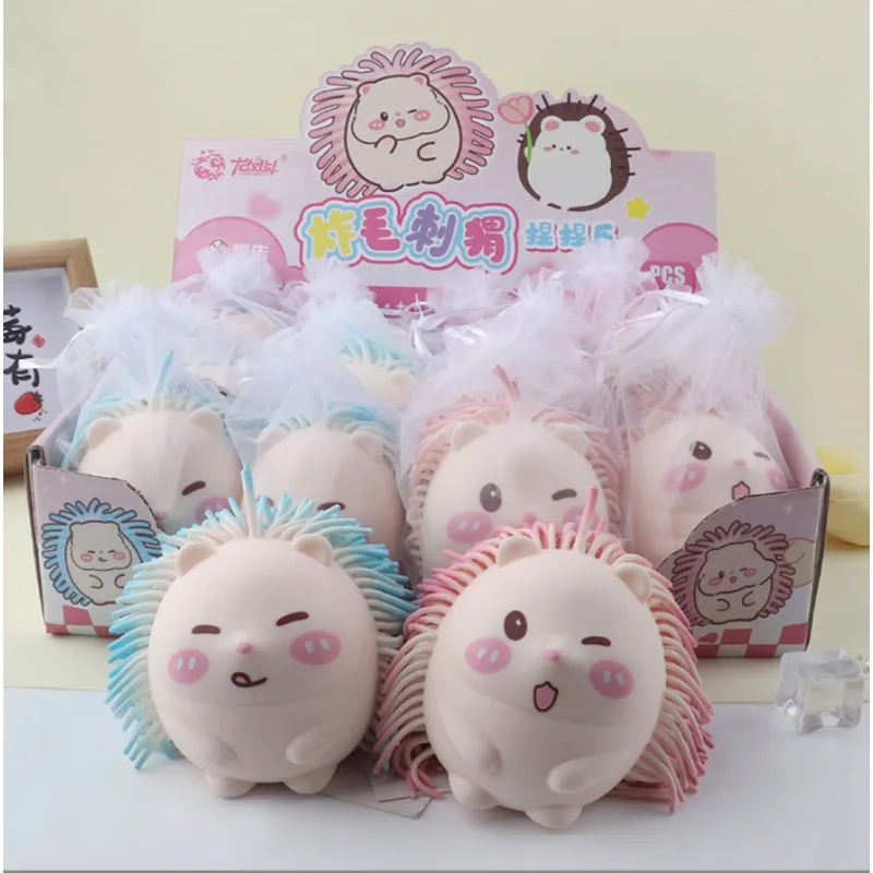 

"Squeezable Joy" Soft and Slow-rebounding "Banana" and "peach" "hedgehog" Toys