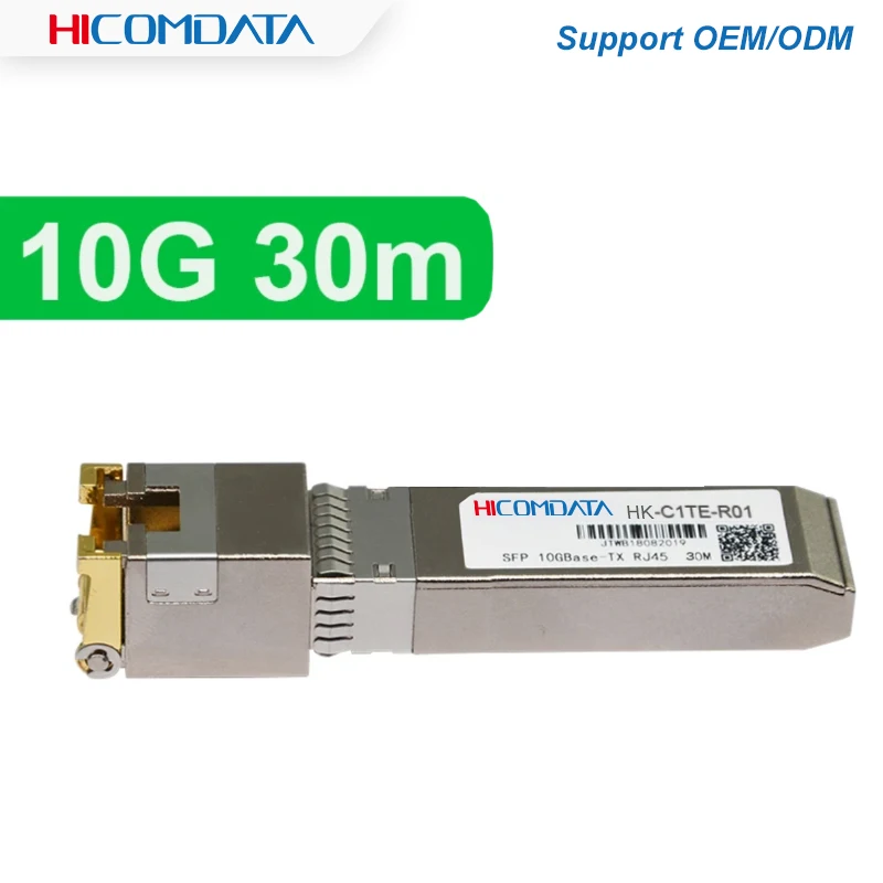 Imagem -02 - Módulo Transceptor de Fibra Óptica Ftth Compatível com Cisco Interruptor Mikrotik 10gb Sfp para Rj45 30m 80m