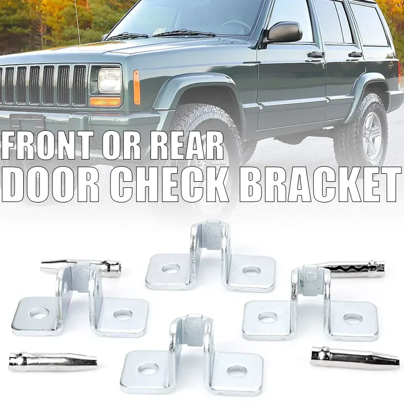 Car Front Rear Door Check Bracket Pin Repair 55002361 55012900AB For Jeep Cherokee XJ 1984-2001