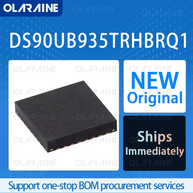 1/5/10Pcs DS90UB935TRHBRQ1 VQFN-32 original ic chip Serializer/Deserializer-Serdes RoHS Data rate 3 Gb/s AEC-Q100 Current 225 mA