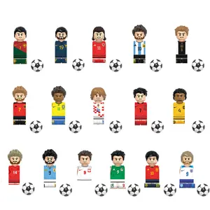 Football Field Stadium Table Games, Figur des World Team Players, Spielsteine mit Ziegeln, Blöcken Spielzeug, Geschenk für Kinder 10 Hauptverkaufsstadion Lego Stadium - №9