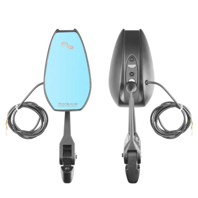 A pair of motorcycle blind spot mirrors with turn signal mirrors, 12V  suitable for motorcycle blind spot monitoring systems