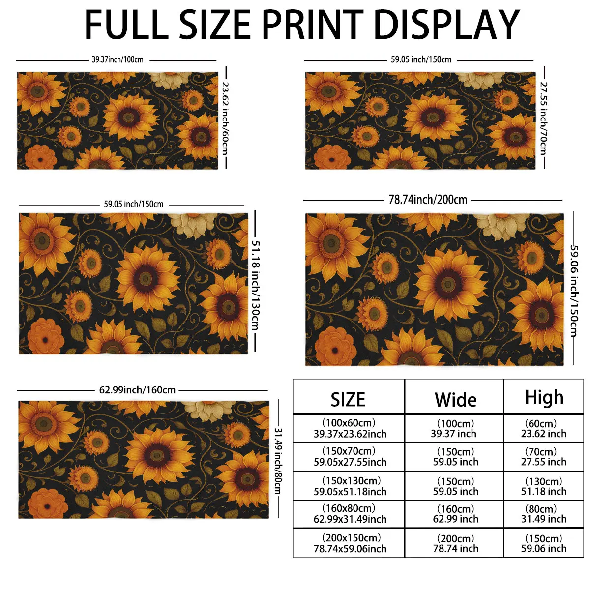 Fall Sunflower Beach Towel Microfiber Sand Free Quick Dry Autumn Yellow Floral Oversized Absorbent Pool Bath Towel